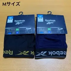 Reebok ボクサーブリーフM メッシュ ゴールド＆シルバーロゴ