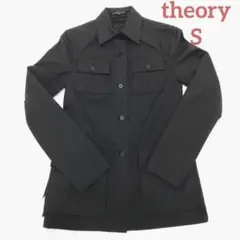 【theory】ショートコート ブラック S