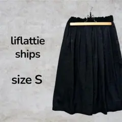 liflattie ships レディース　スカート　ベロア　ブラック　サイズS