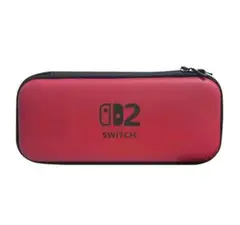 【新品】Nintendo Switch 2 収納ケース 赤