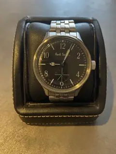 Paul Smith ブラックアナログ腕時計（台セット）