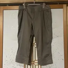 MAYSON GREY ブラウンクロップドパンツ7部丈