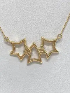 TIFFANY ティファニー ネックレス トリプルスター K18 金 ゴールド