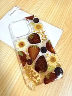 【新品未使用】iPhoneケース　スマホケース　iPhone15pro フルーツ
