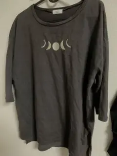 sandlessmoon Tシャツ チャコールグレー