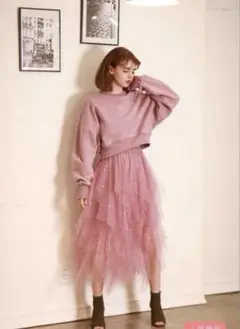 【新品未使用タグ付き】lissi Boutique スパークリングスカート
