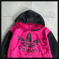 【413】adidas big logo Sweat Hoodie