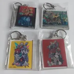 ガチアクタ くじ引き堂 ガチクジ C賞 アクリルキーホルダー　4点