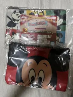 一番くじ Disney FANTASIA E賞Memoriajポーチミッキー2種