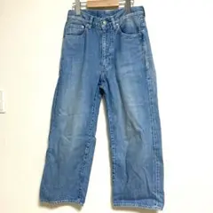 レイトリー　LAITERIE 　セルヴィッジデニム　ワイドタックパンツ