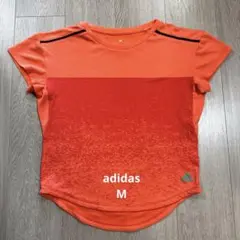 adidas アディダス　トップス　オレンジ　M 半袖　レディース　Tシャツ