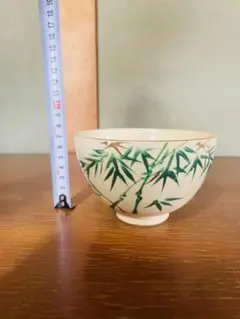 京焼　小栗龍靖作　色絵金彩　仁清写　七宝絵　数茶碗　九客　時代箱　MR8791B 京焼 小栗龍靖作 色絵金彩 仁清写 七宝絵 数茶碗 九客 時代箱
