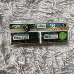 シリコンパワーノートPCメモリDDR3 1600PC3-12800 8GB×2枚
