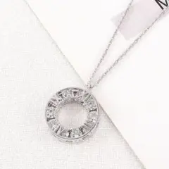 ◆新品◆BOX付き☆シルバー☆高見え☆豪華CZネックレス ☆レディース