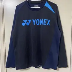 YONEX 長袖　ジャージ　スポーツウェア ネイビー　ブラック　メンズ　M