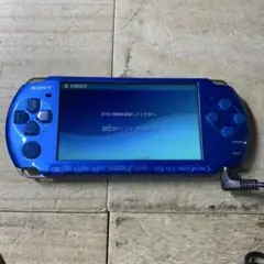 動作確認済み　SONY PSP-3000 本体　バイブラントブルー