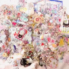 ♡No.10断捨離 海外マステ 600枚 人物 装飾 petテープ フレーク ♡