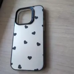 ハート模様 iPhone用ソフトケース