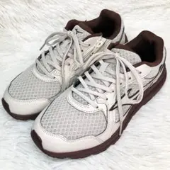 【極美品】ミズノ25cm ウォーキング サイドジップ　ベージュ Mizuno