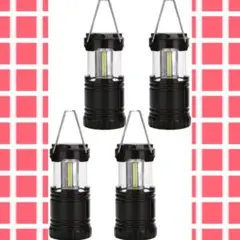 ❤お買い得4台セット❣アウトドアから災害・停電時の備えにも大活躍♪❤ランタン