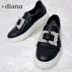 DIANA +diana パールバックルスリッポン 24.5cm シューズ