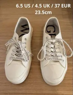 GENTLEWOMAN ホワイトスニーカー 6.5 US