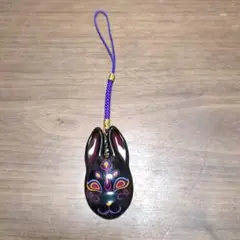 だいきょ屋　兎面　ストラップ