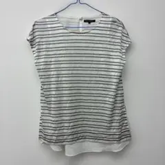 ストライプ 半袖Tシャツ サイズ38 マ17