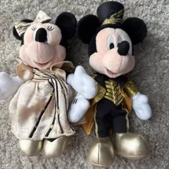 ミッキー & ミニー ぬいぐるみバッジセット　フォレストシアター
