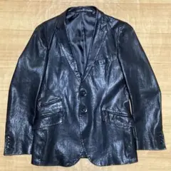 【木村拓哉着用】ポールスミス ラムレザージャケット Lサイズ ブラック ステッチ 木村拓哉着用】ポールスミス ラムレザージャケット Lサイズ