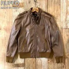 【セール開催中】RUFFO ルッフォ イタリア ラムレザー ジャケット M〜L位