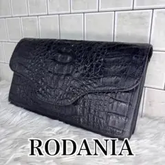 RODANIA ロダニア ワニ皮 ブラック