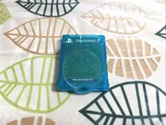 PS2　プレイステーション2用　メモリーカード　スパークリングブルー