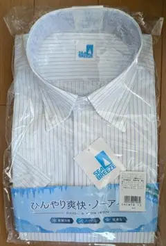 SEA BREEZE 半袖シャツ Lサイズ サックス