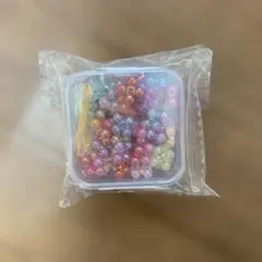 【新品未開封】ビーズキット 丸ゴム付き