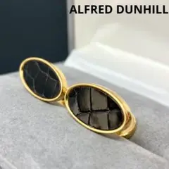 【希少】【美品】【ダンヒル】ALFRED DUNHILL カフス レザー
