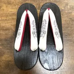 下駄　桐　花・紫