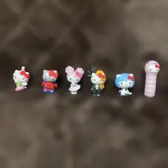 ハローキティ ミニフィギュア 6体セット(中古品)