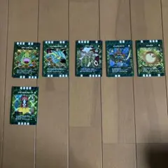 【ぐるり森大冒険】　キラキラカードレアカード　6枚セット　美品