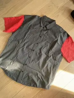 Balenciaga メンズチェック半袖シャツ