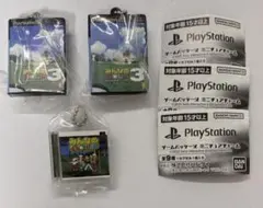 PlayStation ゲームパッケージ ミニチュアチャーム ガチャ GOLF