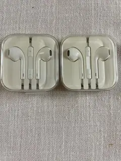 iphone 純正イヤホン イヤホンジャックタイプ2個セット