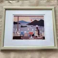 真柳原良平 1987年作品 100限定 リトグラフ【白波と日本丸】額82×72㎝ 柳原良平【日本丸】リトグラフ作品 ED37/200 1986年 – smileantiques