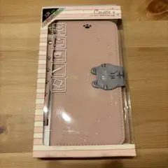 Cocotte 猫の手帳型スマホケース ピンク
