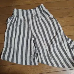 ストライプ ワイドパンツ 140サイズ