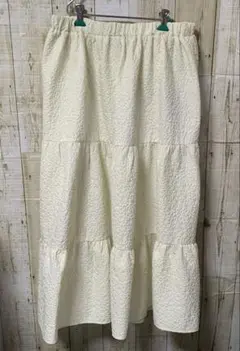 8/25まで値下　新品　Lilipetit ふくれ　ティアードスカート　3L