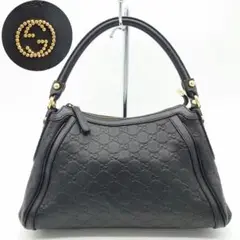 GUCCI グッチ スカーレット ロゴ金具 シマレザー ワンショルダーバッグ