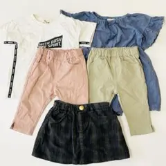 【５点セット】branshes ベビー服　Tシャツ　ズボン　スカート　チュニック