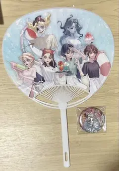 第五人格 7周年 スイパラ 缶バッジ フラバルー うちわ セット