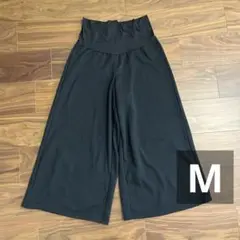 マタニティワイドパンツ　裏起毛　M 犬印本舗